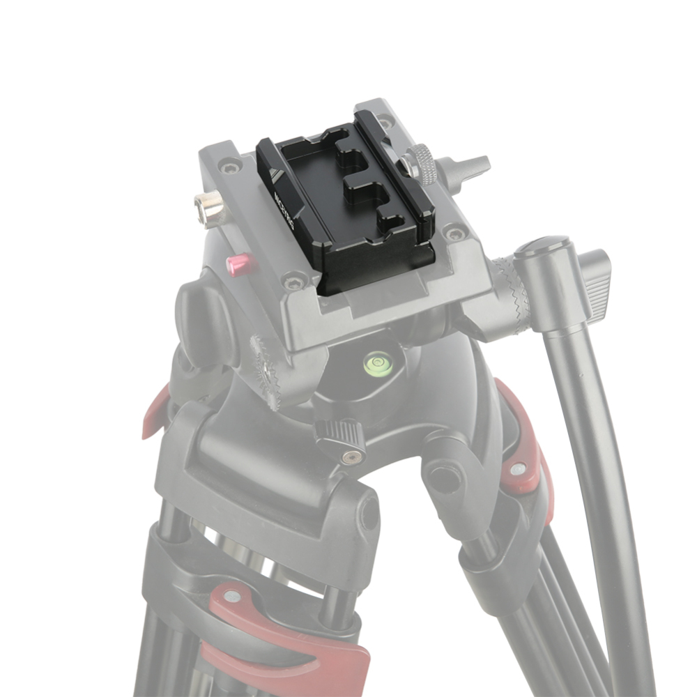Niceyrig QR Drop-in Base Plate (Arca Dovetail Clamp to Manfrotto Dovetail)
