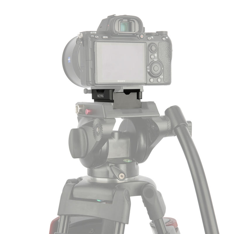 Niceyrig QR Drop-in Base Plate (Arca Dovetail Clamp to Manfrotto Dovetail)