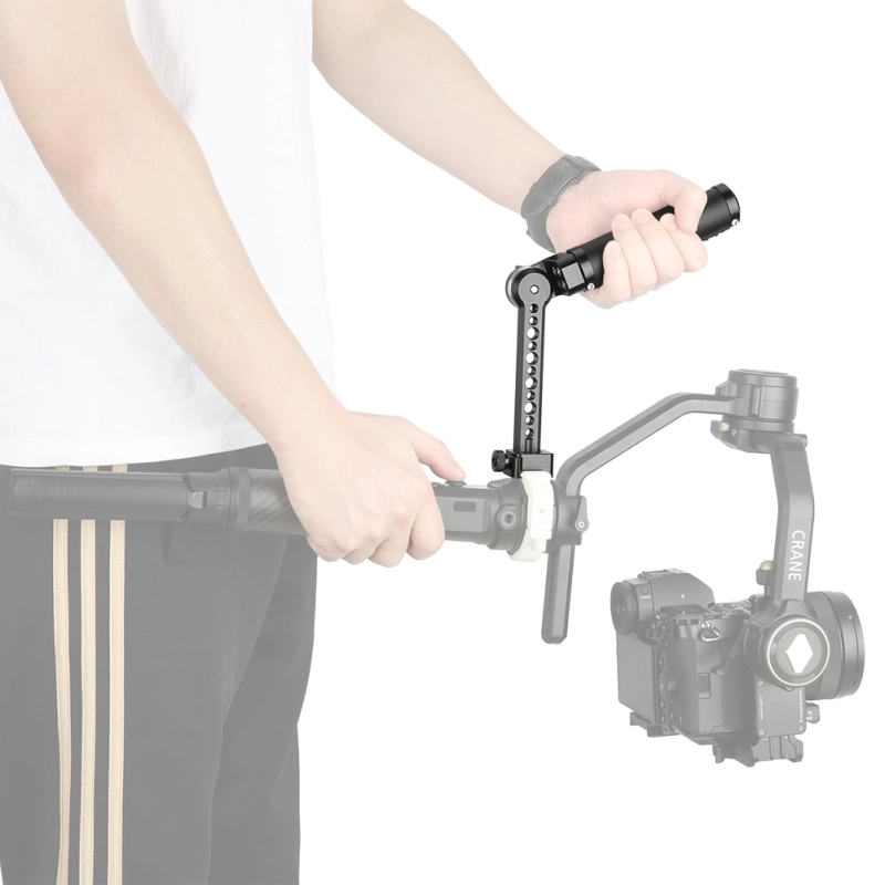 Niceyrig Side Handle with Nato Clamp for Handheld Stabilizer Gimbal Ronin S/Ronin SC/Zhiyun Crane 2S