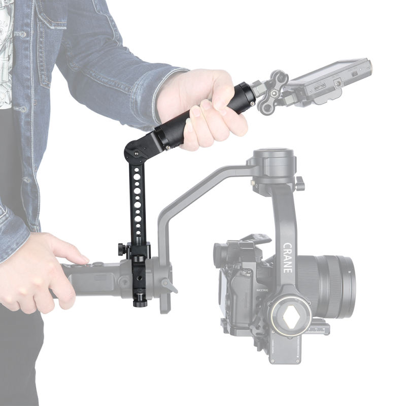 Niceyrig Dedicated Leather Side Handle for ZHIYUN CRANE 2S Handheld Stabilizer Gimbal