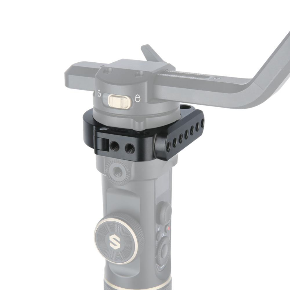 Niceyrig Dedicated Stabilizer Gimbal Clamp with Nato Rail for ZHIYUN CRANE 2S