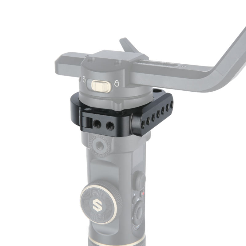 Niceyrig Dedicated Stabilizer Gimbal Clamp with Nato Rail for ZHIYUN CRANE 2S