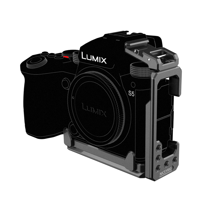 Niceyrig L-bracket for Panasonic Lumix S5 Camera