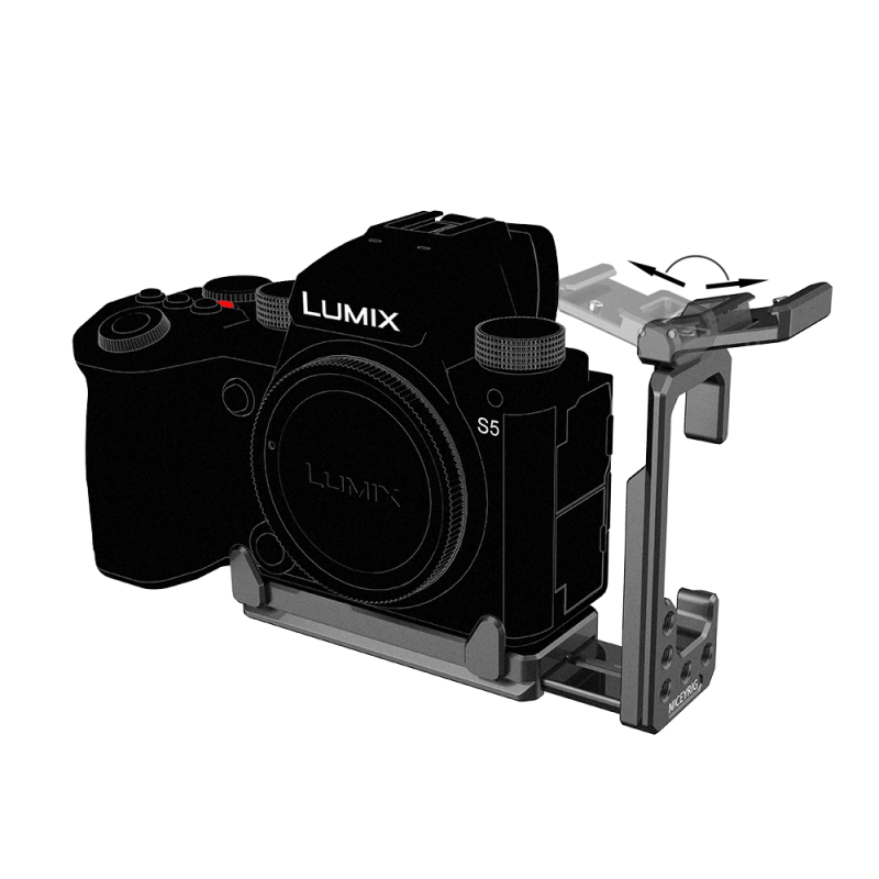 Niceyrig L-bracket for Panasonic Lumix S5 Camera