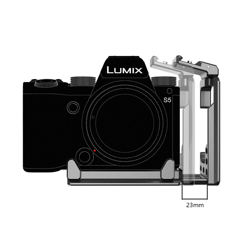 Niceyrig L-bracket for Panasonic Lumix S5/S5II/S5M2/LUMIX S5Mark II/LUMIX  S5Mark II X/G9M2 Camera