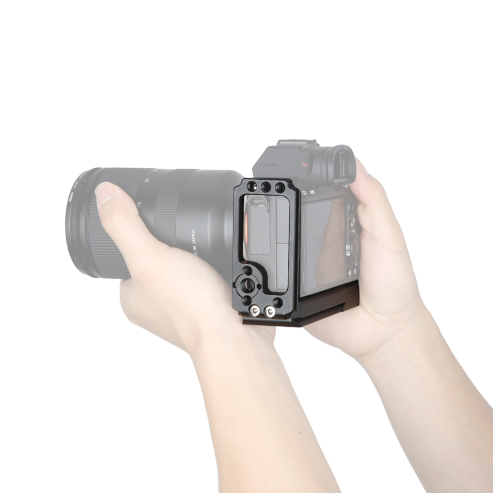 Niceyrig L Bracket for Sony A7RIII / A7III /A7RII/ A7SII/A7II/ A9 with Built-in Quick Release Plate