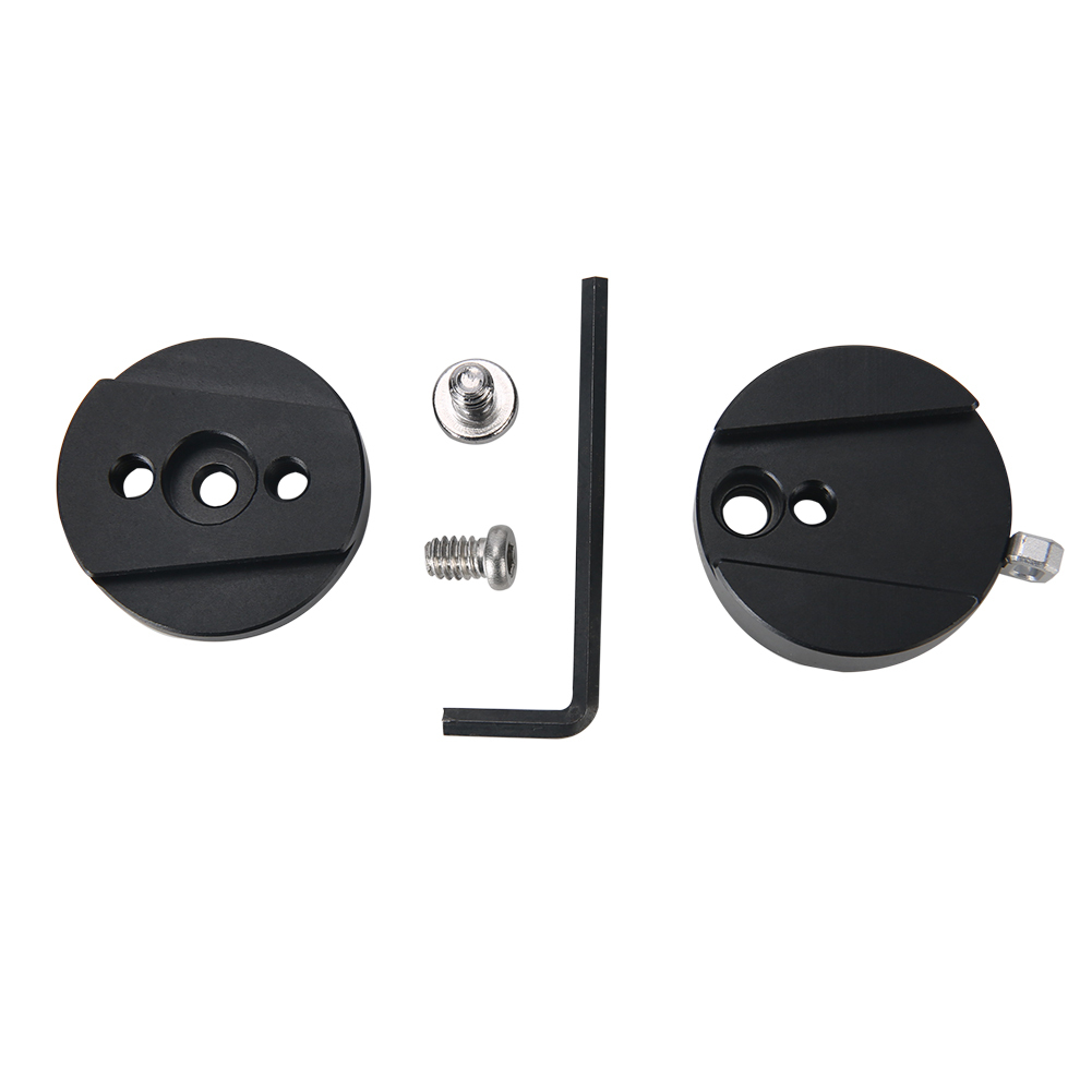 Niceyrig Slider Lock Camera Quick Release Plate Mount Device 1/4"-20 Adapter for Tripod, Stabilizer Gimbal, Wireless Video Transmission