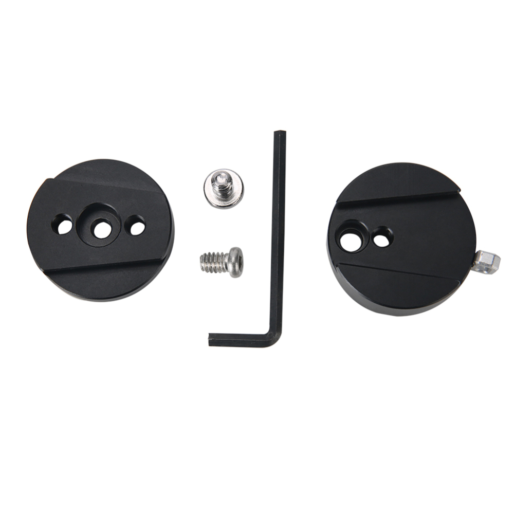 Niceyrig Slider Lock Camera Quick Release Plate Mount Device 1/4"-20 Adapter for Tripod, Stabilizer Gimbal, Wireless Video Transmission