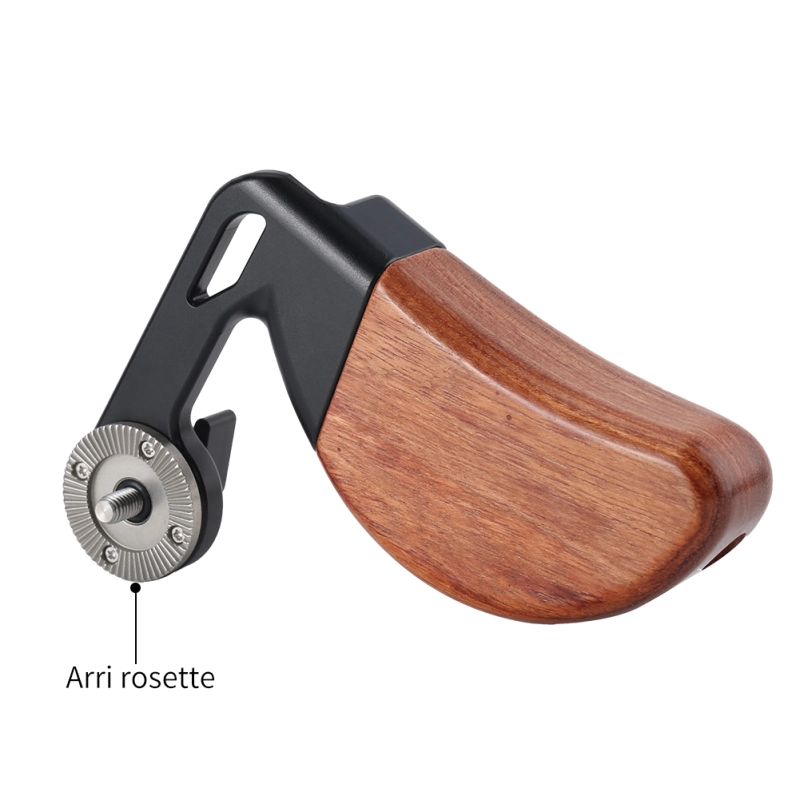 Niceyrig (Left) Wooden Side Handle with Arri Rosette Mount