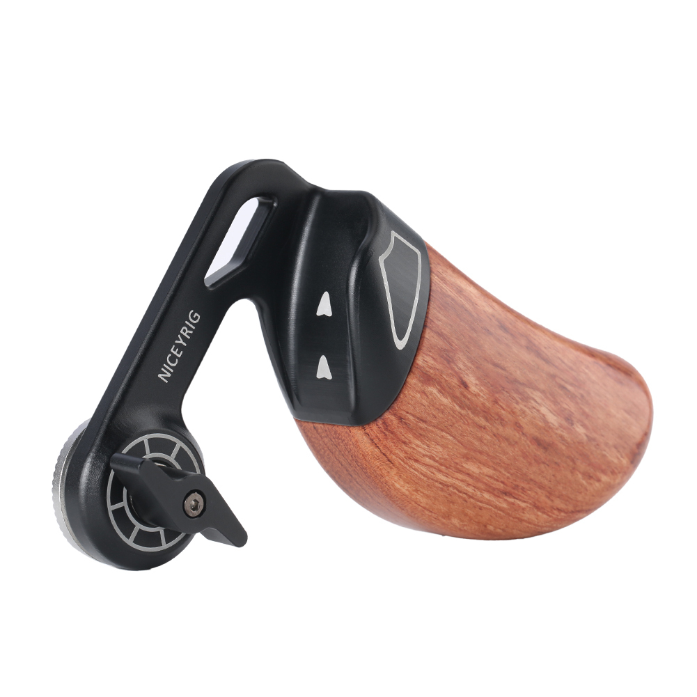 Niceyrig (Right) Wooden Side Handle with Arri Rosette Mount