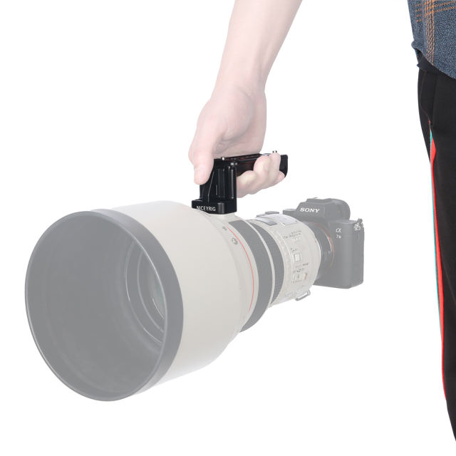 Niceyrig Camera Lens Support Top Handle with Arca Dovetail Plate