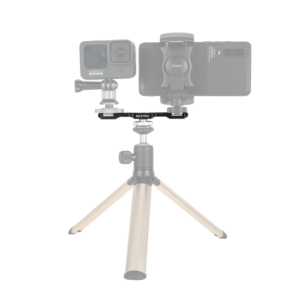 Niceyrig Dual Cold Shoe Mounts Bracket