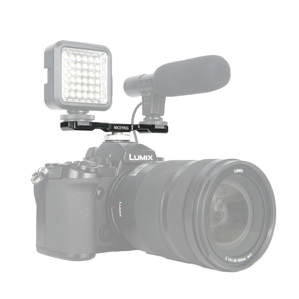 Niceyrig Dual Cold Shoe Mounts Bracket