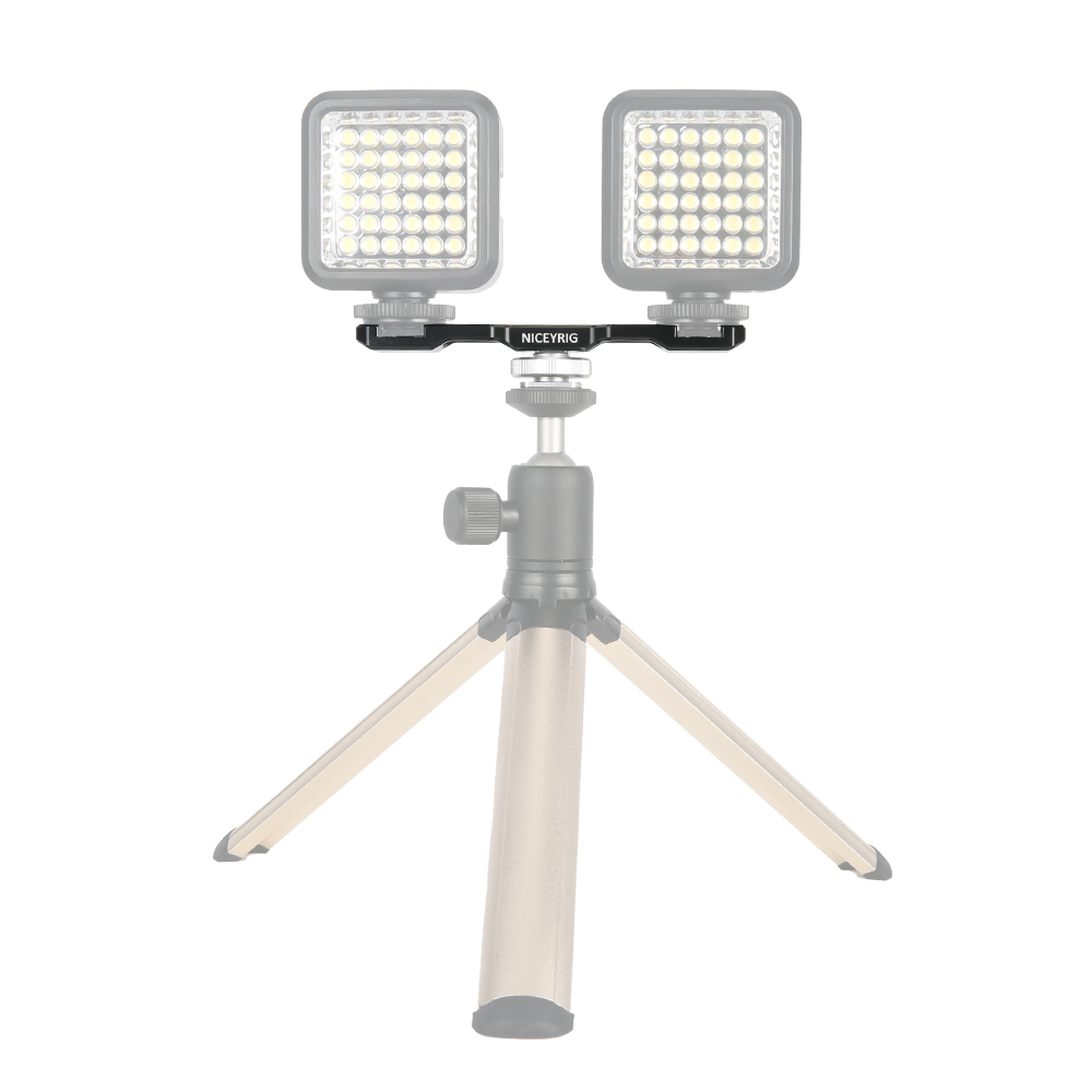Niceyrig Dual Cold Shoe Mounts Bracket