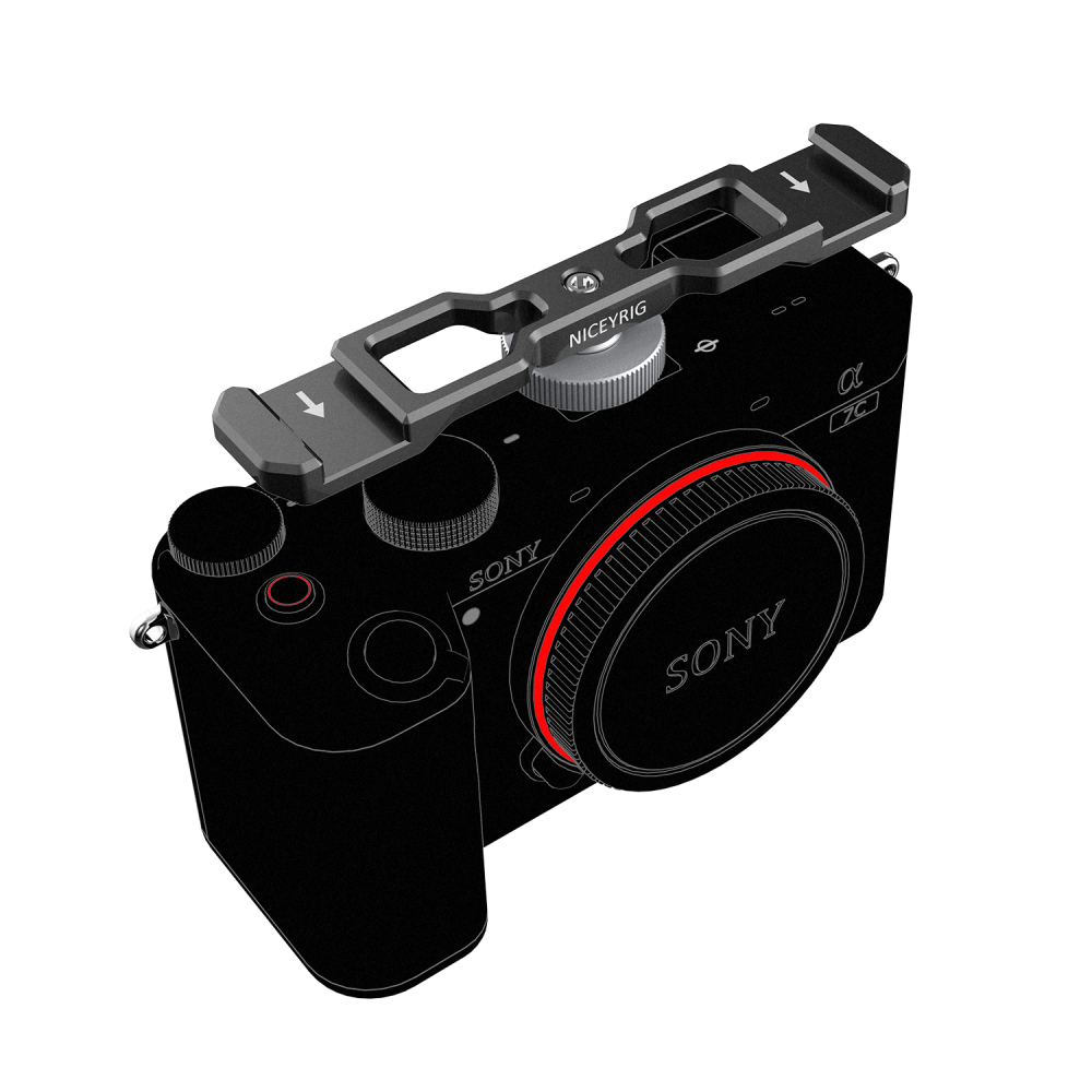 Niceyrig Dual Cold Shoe Mounts Bracket