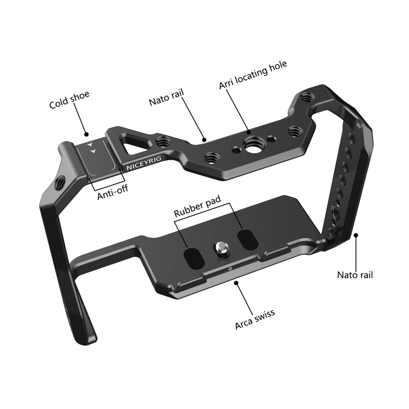 Niceyrig Camera Cage for Sony A1/A7RIV/A7RIII/A7MIII/A7SIII