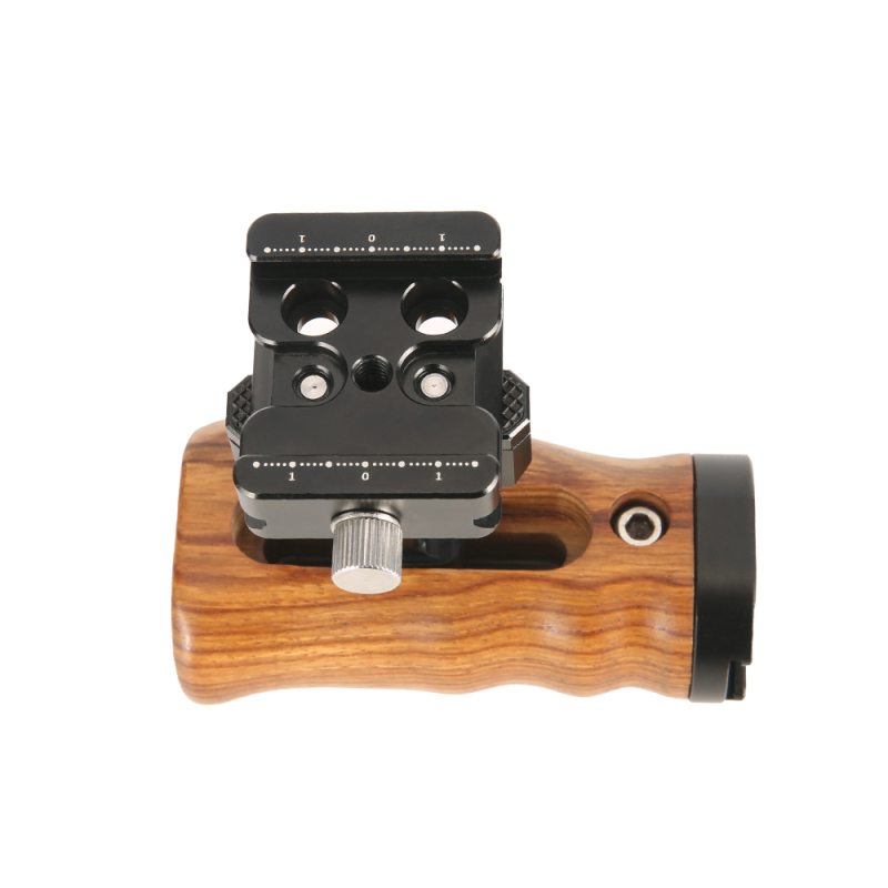 Niceyrig Wooden Side Handle with Arca Quick Release Clamp