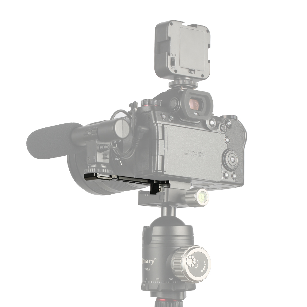 Niceyrig Cold Shoe Mount Bracket with Arca - Swiss Dovetail