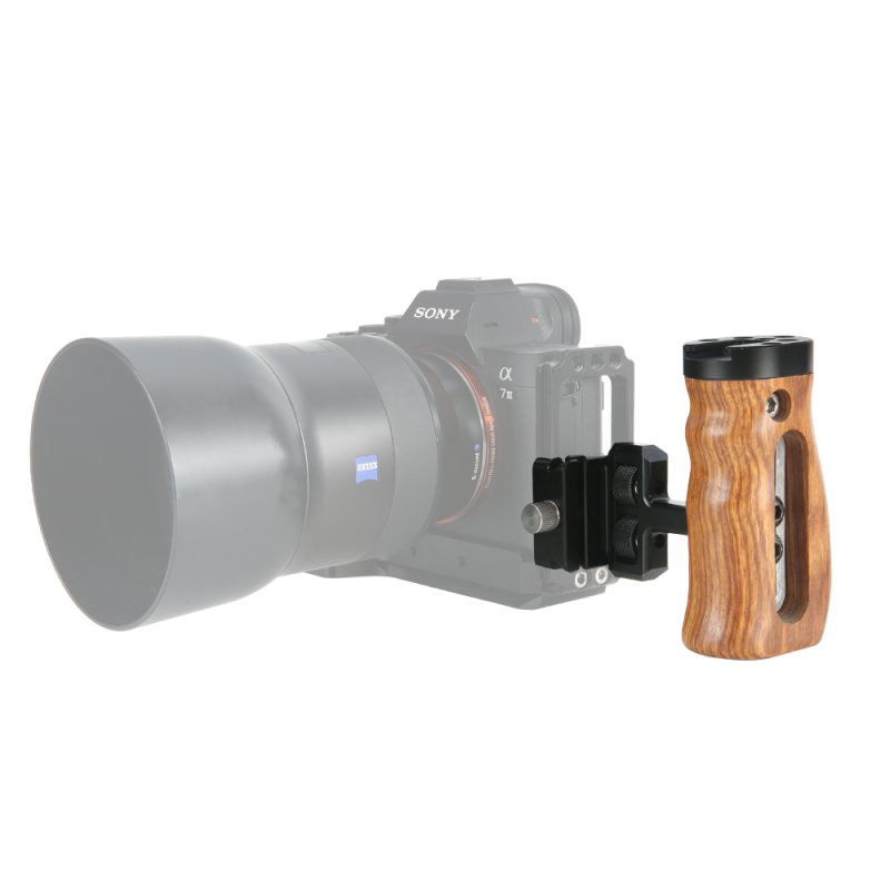 Niceyrig Wooden Side Handle with Arca Quick Release Clamp