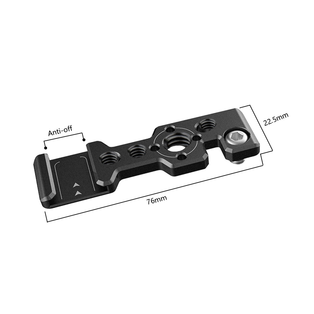 Niceyrig Top Plate with Cold Shoe Mount for Sony FX3/ILME-FX30 Camera