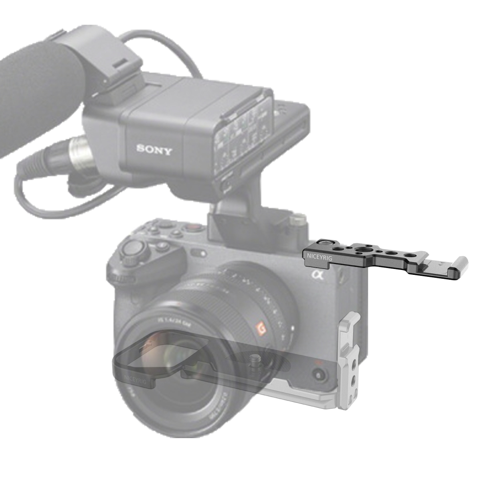Niceyrig Top Plate with Cold Shoe Mount for Sony FX3/ILME-FX30 Camera