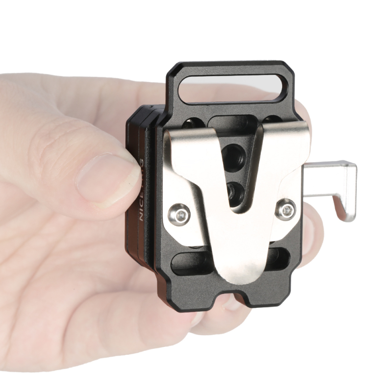 Niceyrig Universal Mini V-Mount Plate with Stainless Steel Buckle