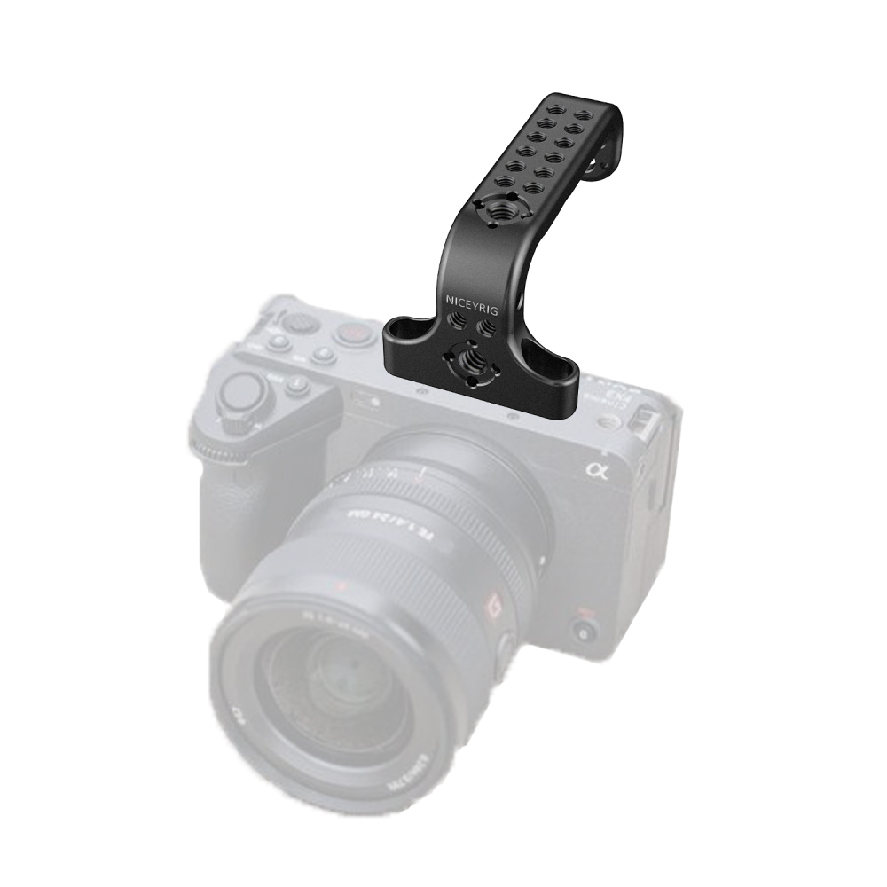 Niceyrig Screws (1/4"-20) Top Handle for Sony FX3 Camera/RED DSMC2/Weapon/Epic-W/Scarlet-W/Raven Cinema Camera