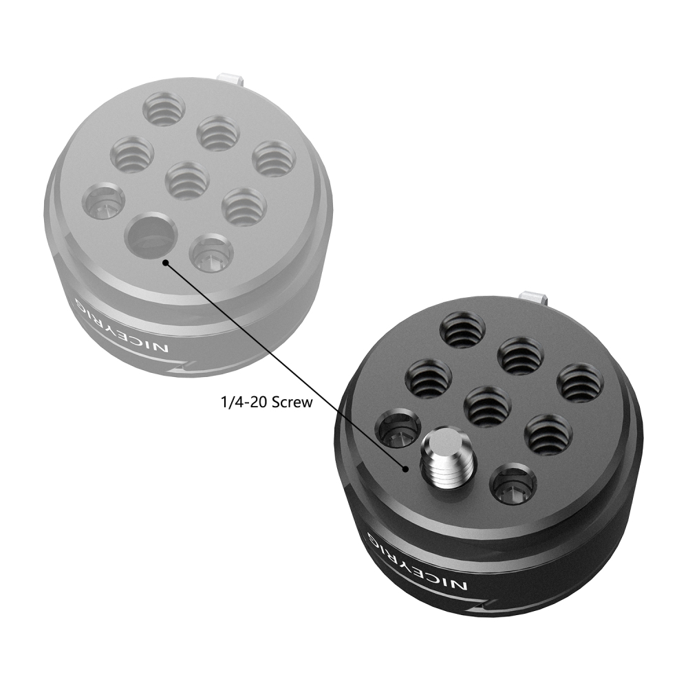 Niceyrig S-Lock Quick Release Mounting Device with Arca Swiss Bottom Plate