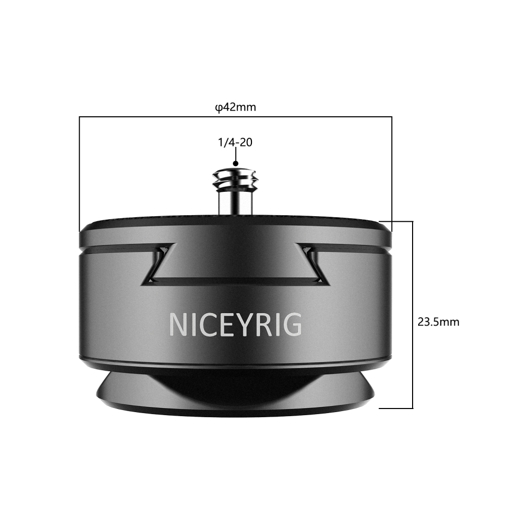 Niceyrig S-Lock Quick Release Mounting Device with Arca Swiss Bottom Plate