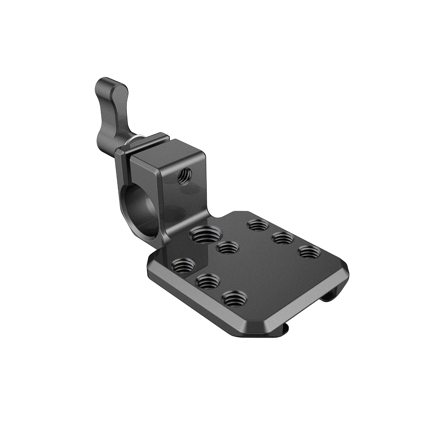 Niceyrig 15mm Single Rod Calmp with Cold Shoe Mount Plate