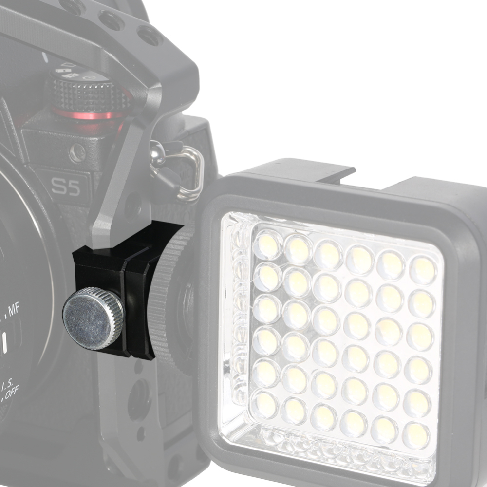 Niceyrig Nato Rail Clamp to Cold Shoe Mount Adaptor