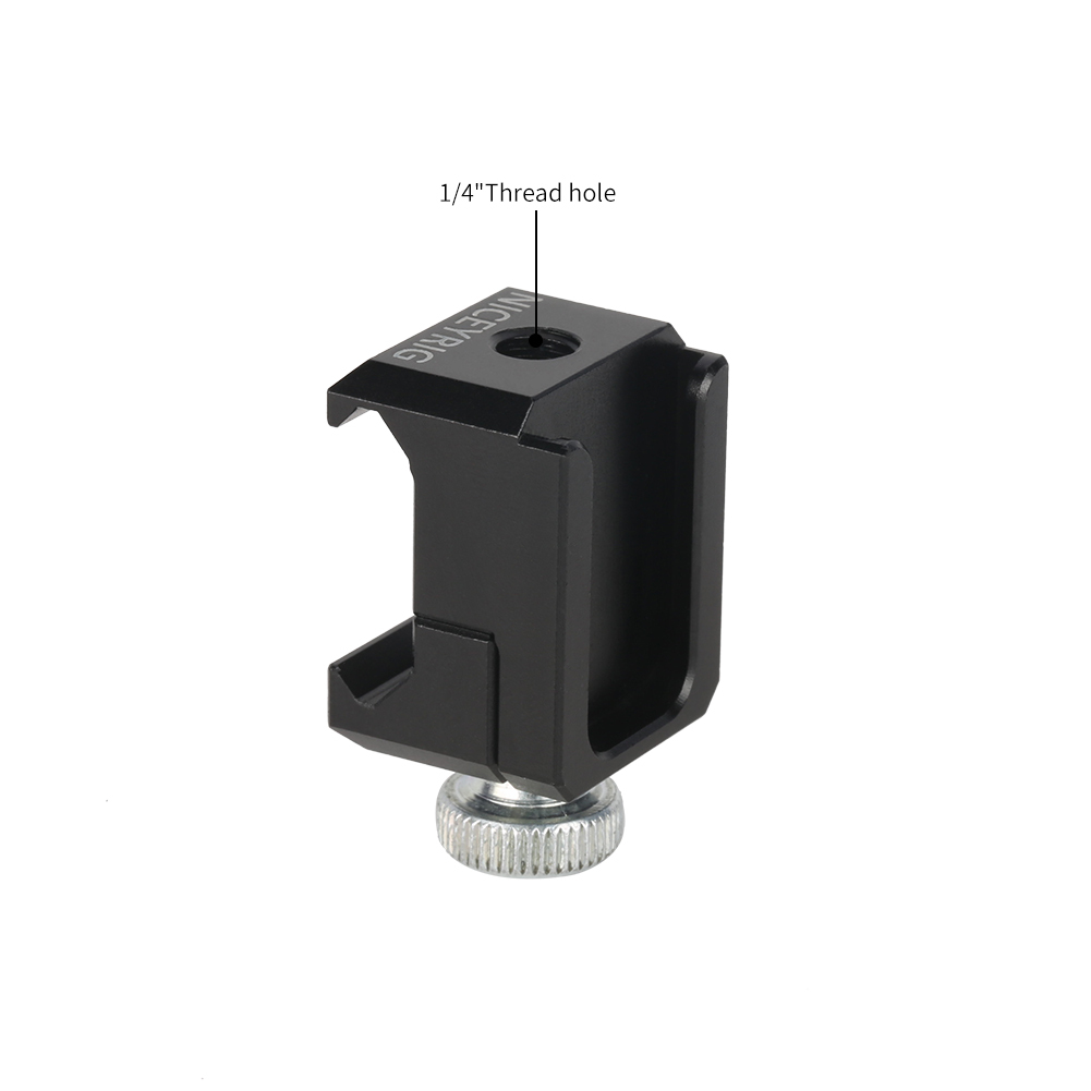 Niceyrig Nato Rail Clamp to Cold Shoe Mount Adaptor