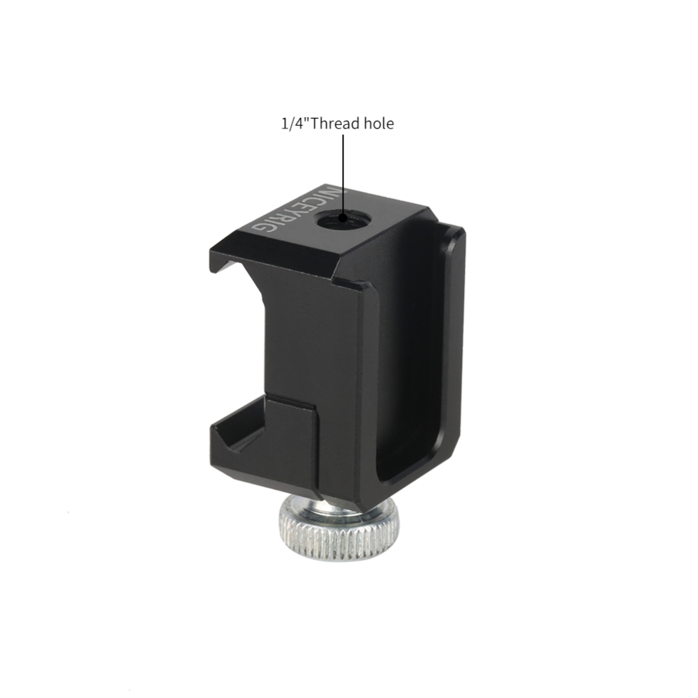 Niceyrig Nato Rail Clamp to Cold Shoe Mount Adaptor