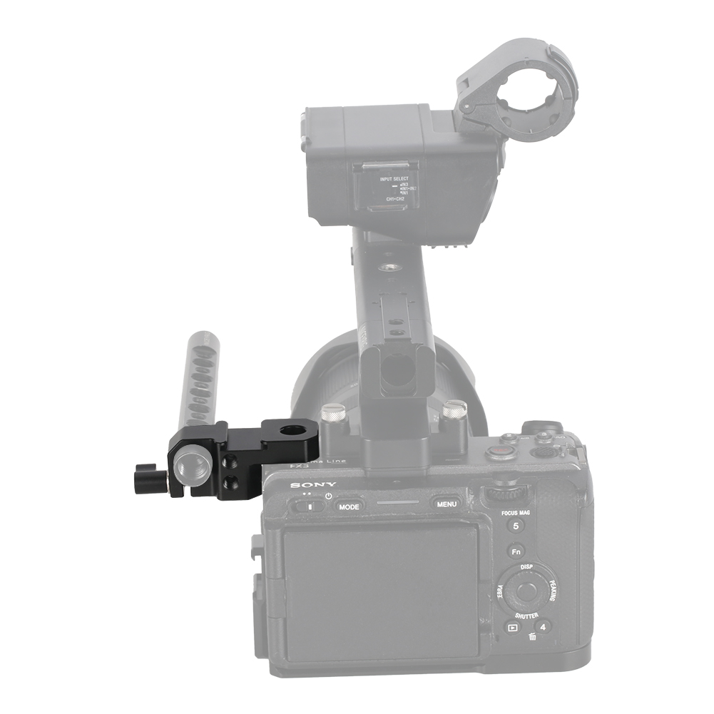 Niceyrig Cold Shoe Mount (Left Side) with Follow Focus Single Rod