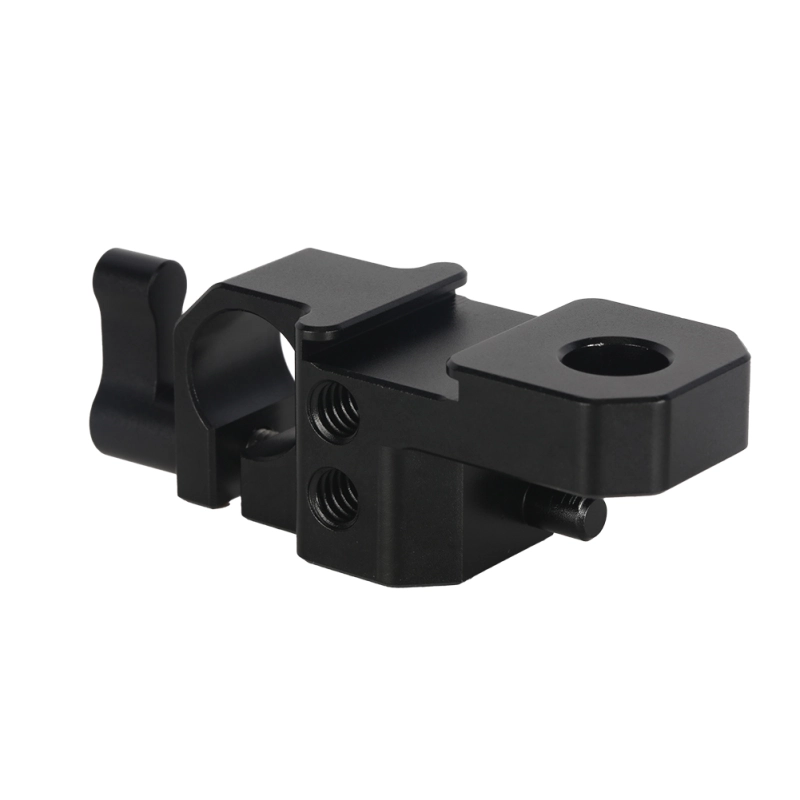 Niceyrig Cold Shoe Mount (Left Side) with Follow Focus Single Rod Clamp for Sony FX3/FX30 Camera