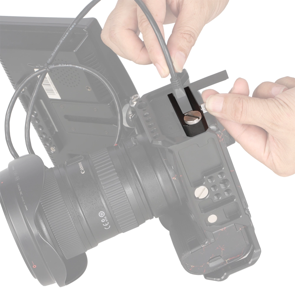 Niceyrig HDMI Cable Clamp for Canon R5/R6 Cage (Only Works for