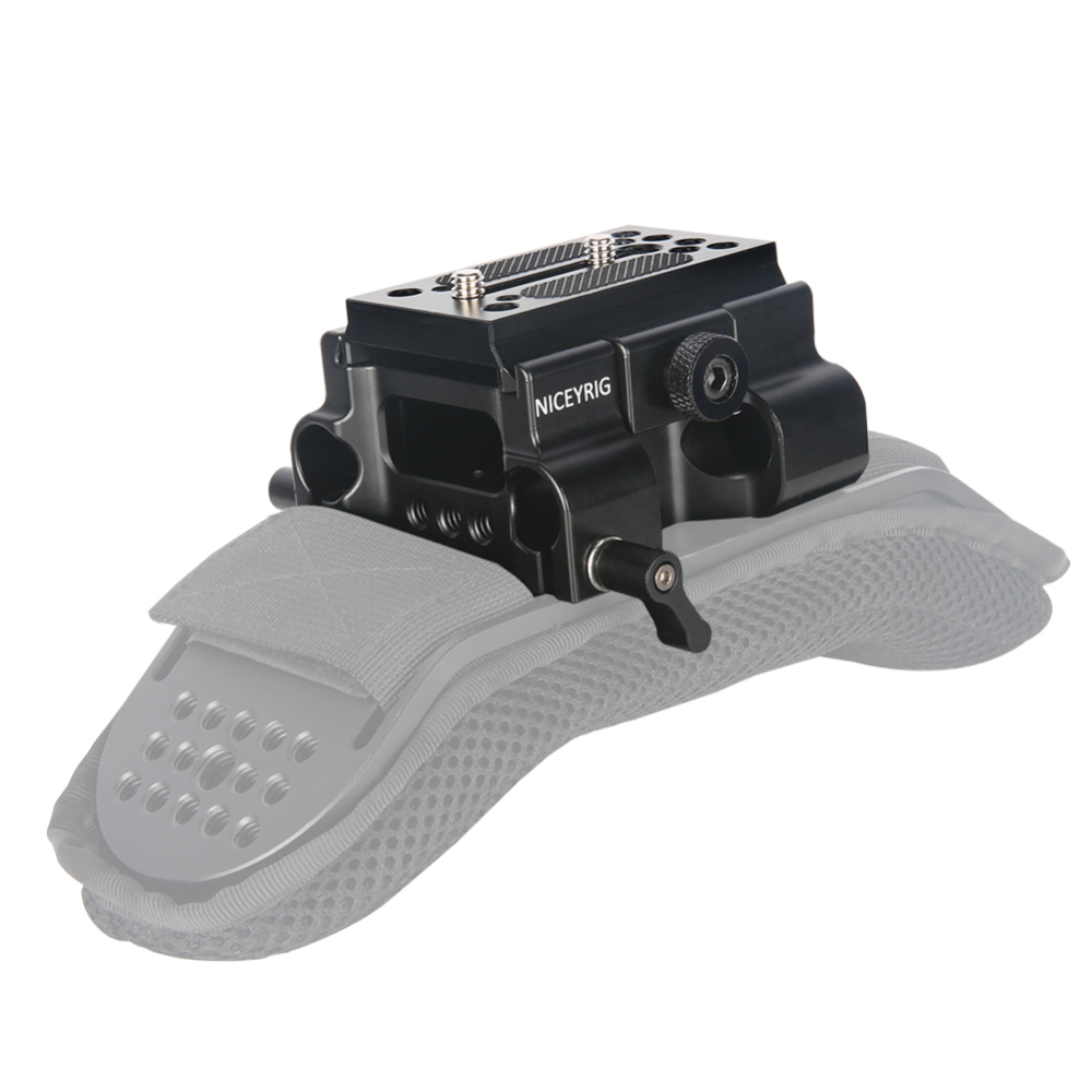 Niceyrig QR Manfrotto Plate Kit with 15mm Dual Rod Clamp