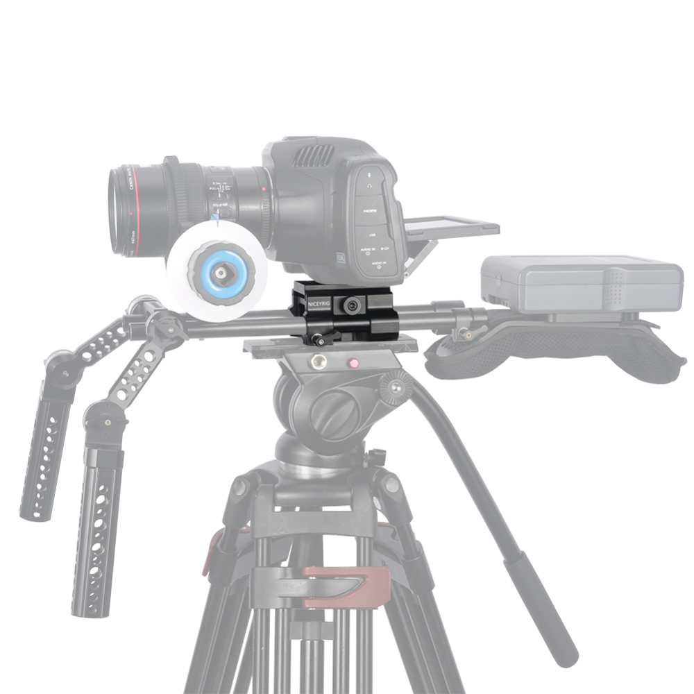 Niceyrig QR Manfrotto Plate Kit with 15mm Dual Rod Clamp