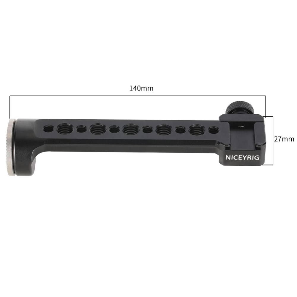 Niceyrig Nato Rail Extension Bar with Arri Rosette Mount & Nato Clamp