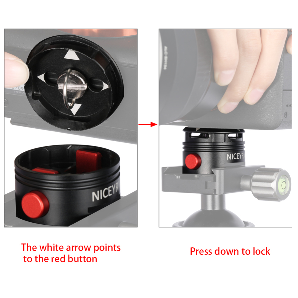 Niceyrig Quick Release Mini Tripod Mount Plate