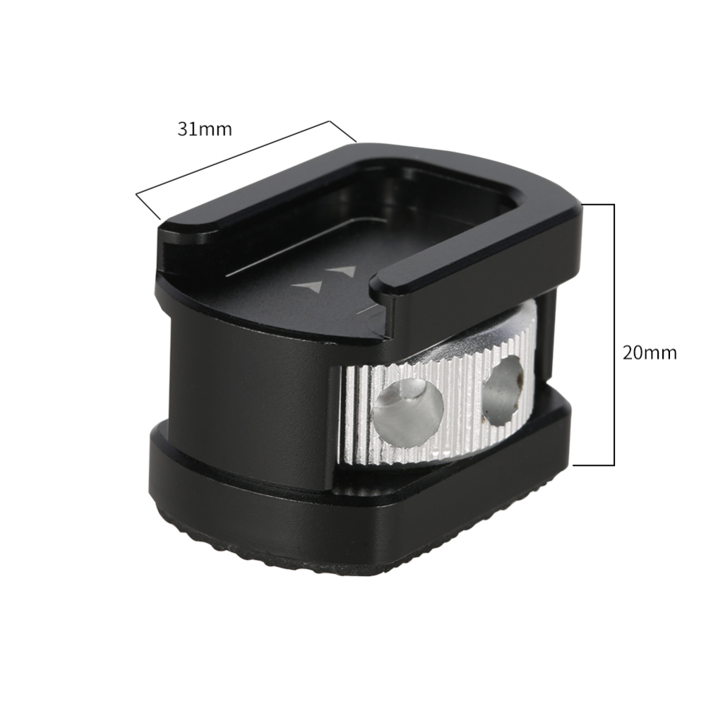 Niceyrig Cold Shoe Mount with 1/4"-20 Screw