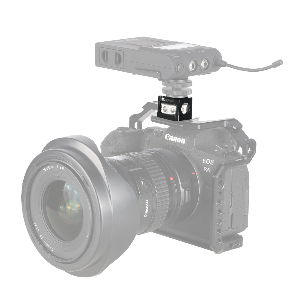 Niceyrig Cold Shoe Mount with Arri Locating 3/8"-16 Screw
