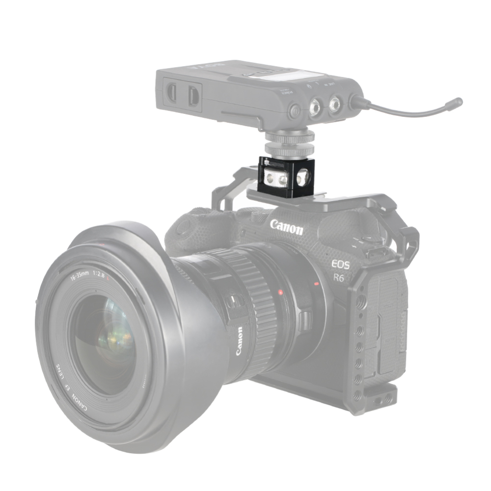 Niceyrig Cold Shoe Mount with Arri Locating 3/8"-16 Screw