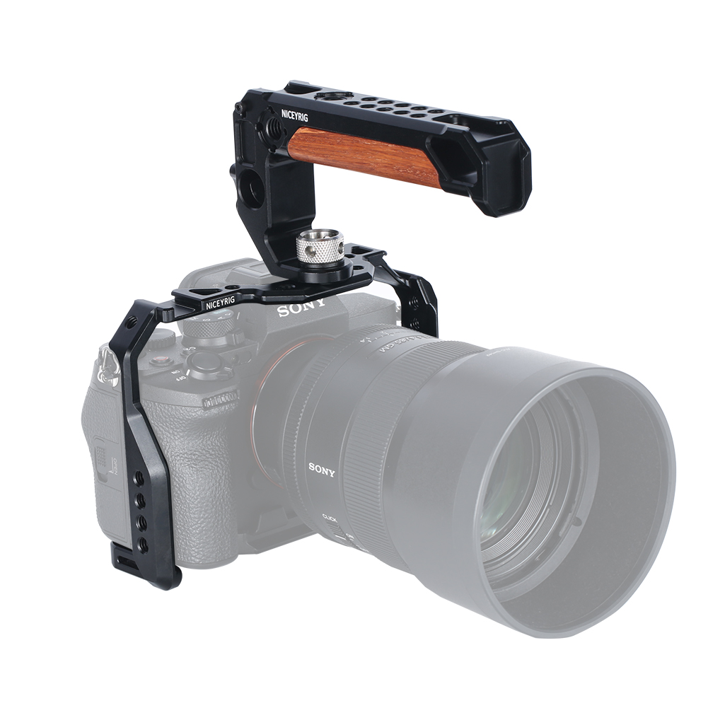 Niceyrig Camera Cage Kit for Sony Alpha 7IV/Alpha 7SIII/A7M4/A7S3/A7M5/A7RM5