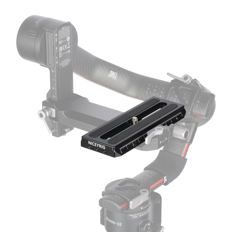 Niceyrig Manfortto QR Mounting Plate for DJI RS3/RS3 PRO/RS2 Gimbal Stabilizer