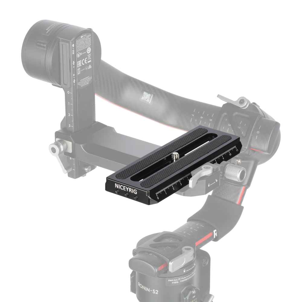 Niceyrig Manfortto QR Mounting Plate for DJI RS3/RS3 PRO/RS2 Gimbal Stabilizer