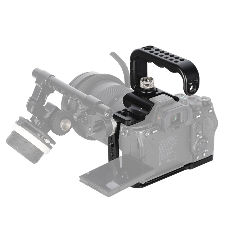 Niceyrig camera cage kit with Arri Locating Top Handle for Sony A7RV/A7MIV(A7IV)/A7RIV/ILCE-7S3/A7S3/ILCE-7RM5