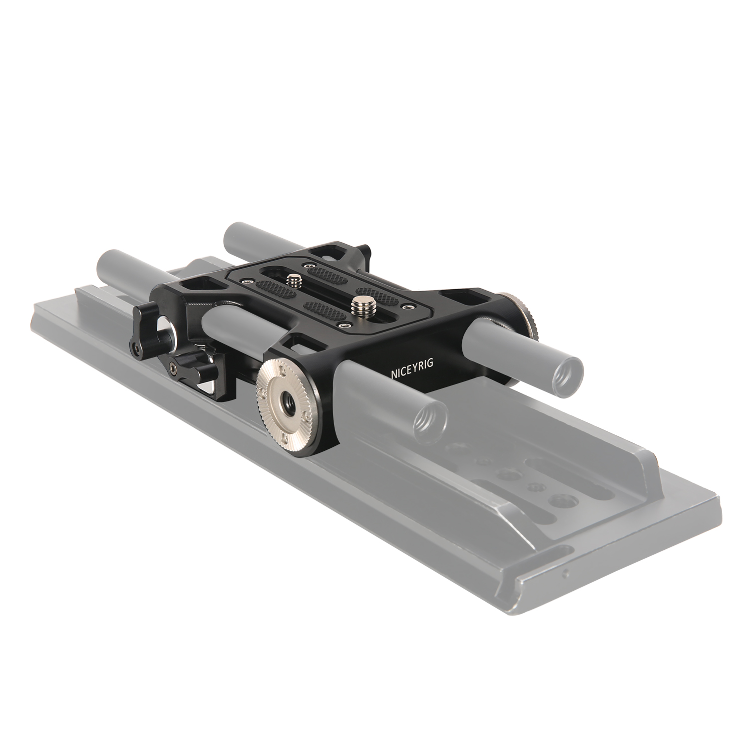 Niceyrig Base Plate Kit (Arri Style Clamp) with Arri Rosette Mount