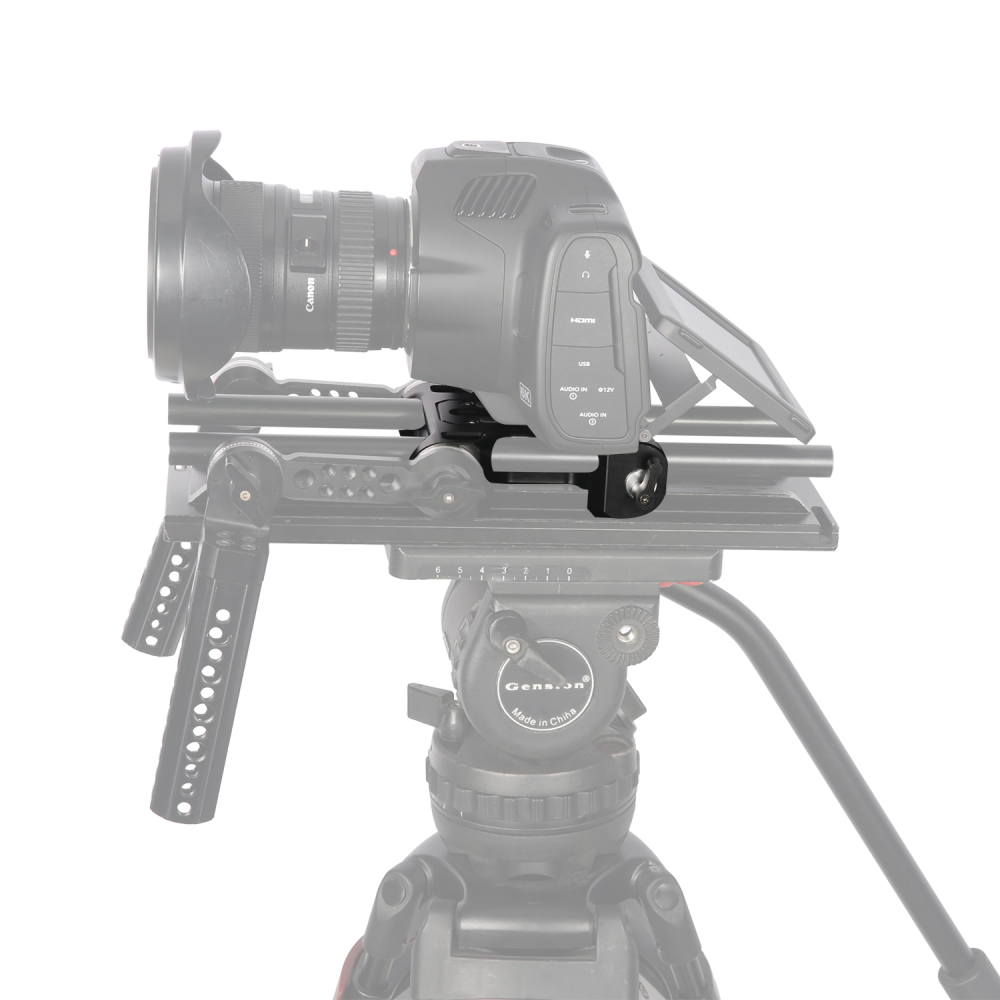 Niceyrig Base Plate Kit (Arri Style Clamp) with Arri Rosette Mount & Dual Rod Clamp(15mm)