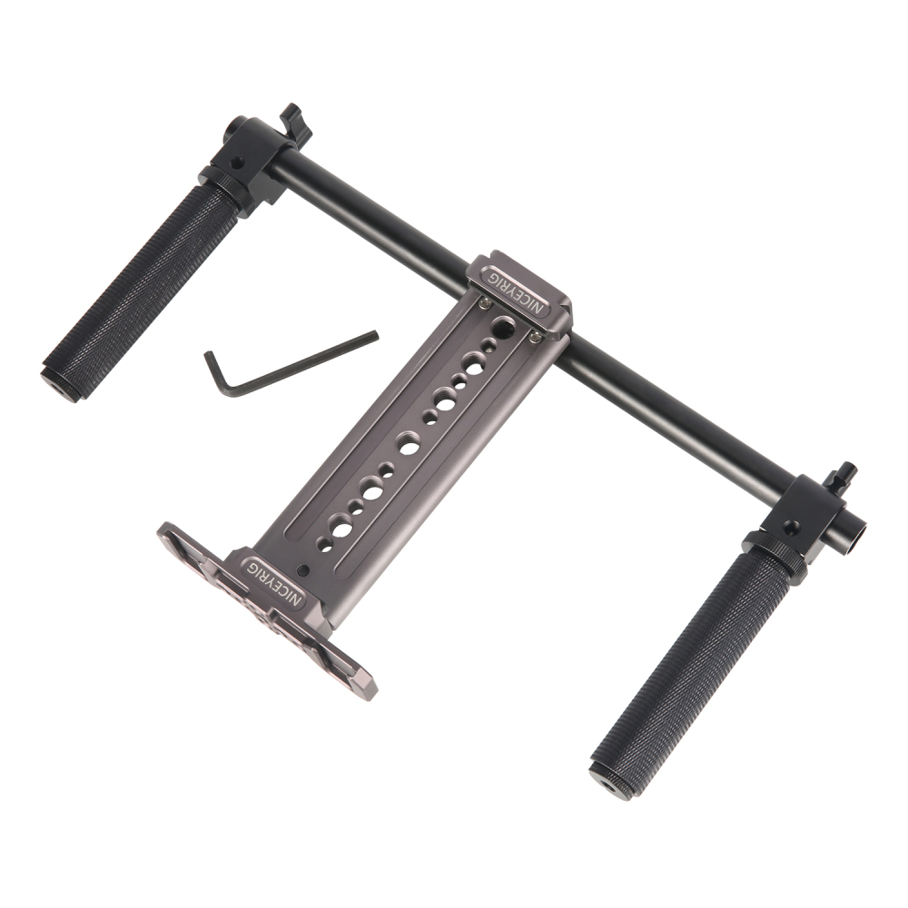 Niceyrig Dual Handheld Metal Support Kit for IPad Tablet Mini 7.9Inch/IPad 9.7Inch/IPad 10.5Inch/IPad Pro 12.9Inch/IPad Pro 2022